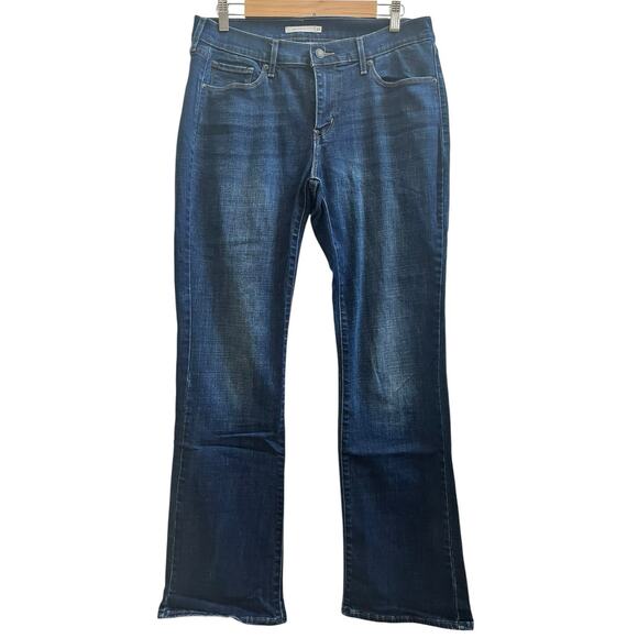 Levi’s Curvy Size 32 Blue Bootcut Jeans 31.5 Inch Inseam Style 57970 - Picture 3 of 13